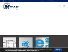 Tablet Screenshot of mitar.sk